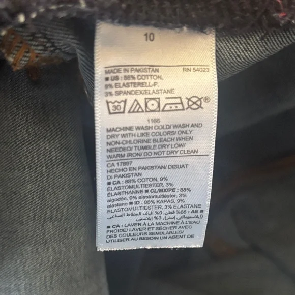 Old Navy Dark Blue Jeggings Size 10 - Picture 4 of 6